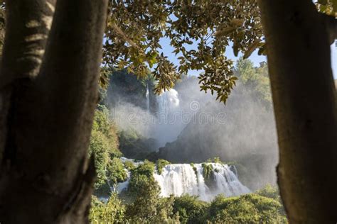 Waterfall of Marmore in Terni Stock Image - Image of fall, river: 195613521