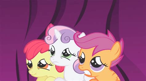 Image - Cutie Mark Crusaders cowering S1E01.png - My Little Pony Friendship is Magic Wiki