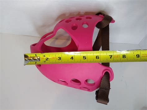 Handou Silicone Dog Muzzle Size LG 38-43 HC for Medium Breeds - Pink and Brown | eBay