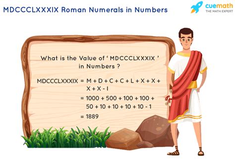 MDCCCLXXXIX Roman Numerals | How to Write MDCCCLXXXIX in Numbers?