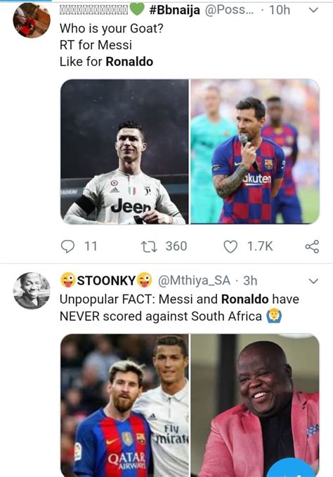 Ronaldo Reveals Why He's Better Than Messi, Fans React (Photos) - Sports - Nigeria