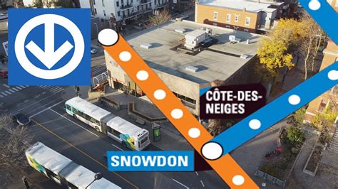 Montréal dans le métro: Les stations Côte-des-neiges et Snowdon - YouTube