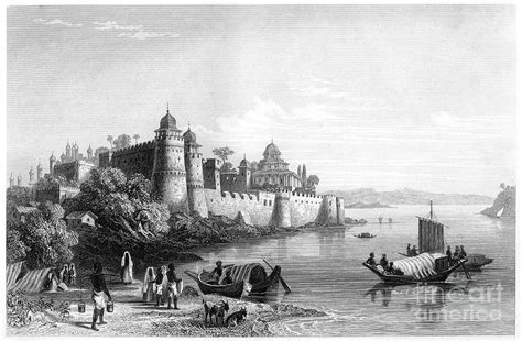 View Of Allahabad, Showing The Fort by Print Collector