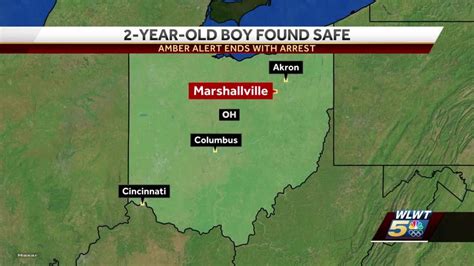 Ohio AMBER Alert canceled after 2-year-old boy found safe