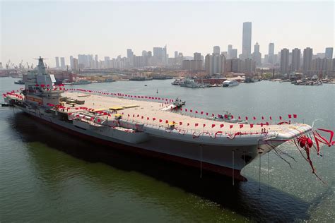 China, Sending a Signal, Launches a Home-Built Aircraft Carrier - The ...