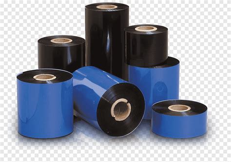 Paper Thermal-transfer printing Barcode printer Ribbon Label, wax printing, material, industry ...