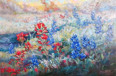 Bluebonnet Oil Painting at PaintingValley.com | Explore collection of ...