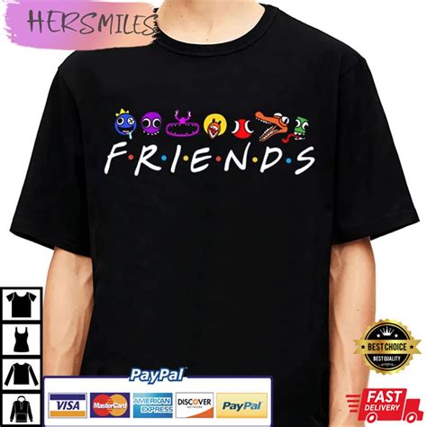 Rainbow Friends Friends Birthday Unisex Best T-shirt - Hersmiles