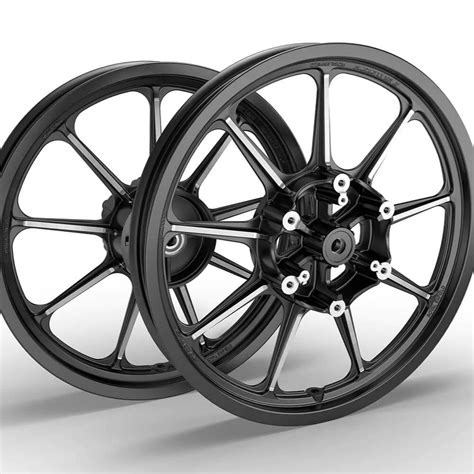 Black Alloy Wheels-Single | Bullmenn Motors Royal Enfield