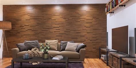 Wood Panels for Walls - Wall Decor 3D Mosaic Real Wood Panels