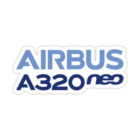 "Airbus A320neo logo" Sticker for Sale by PAMELARUBIO | Logo sticker, ? logo, Airbus