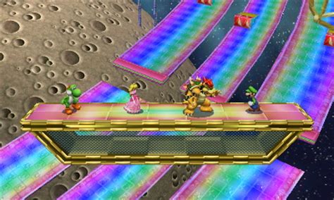 Stage Mario Kart 7 - Rainbow Road (3DS) - Super Smash Bros. Miiverse