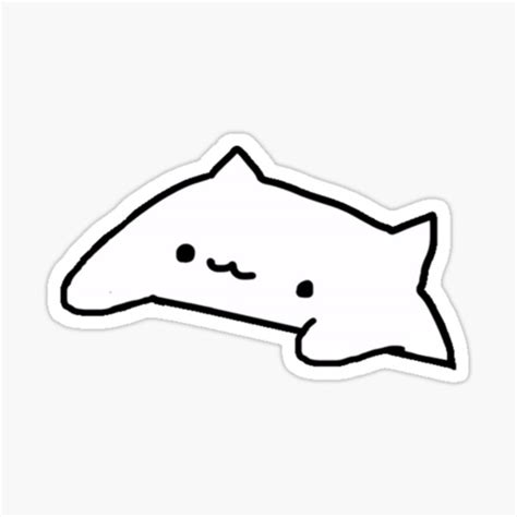 "The Cute Bongo Cat Meme" Sticker for Sale by FreeMemes4U | Redbubble