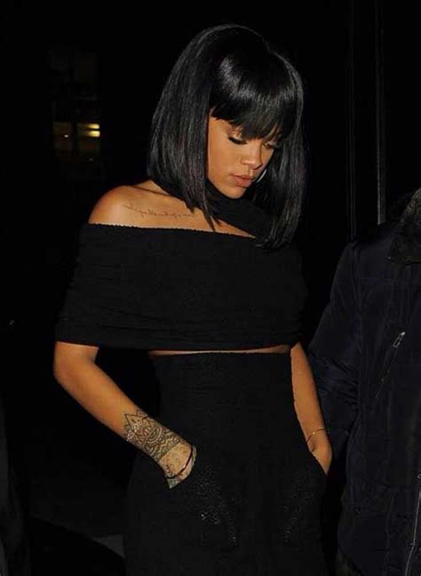 15+ Rihanna Bob Haircut | Bob-Hairstyle.Com | Rihanna hairstyles, Bob ...