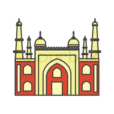 Mysore palace india icon vector ... | Stock vector | Colourbox