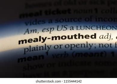 36 Mealy Mouthed Images, Stock Photos & Vectors | Shutterstock