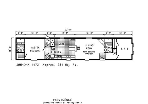 Floor Plans For Mobile Homes Single Wide - Image to u
