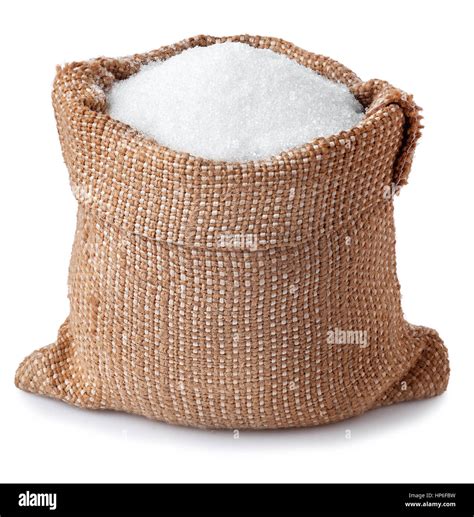 Cane Brown Sugar Cubes And Crystals In Burlap Sacks Stock Photo By ©5PH ...