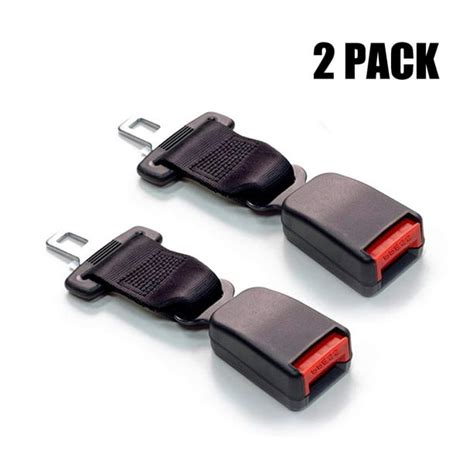 Juslike Seat Belt Extender 2 Pack Car Seat Belt Extension Seatbelt ...