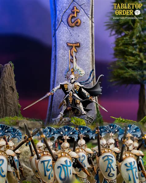 Warhammer miniature painting: Lumineth Realm-lords | Tabletop Order