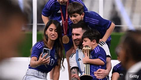 Moment Messi Celebrated World Cup Victory With Wife, Children (Photos)