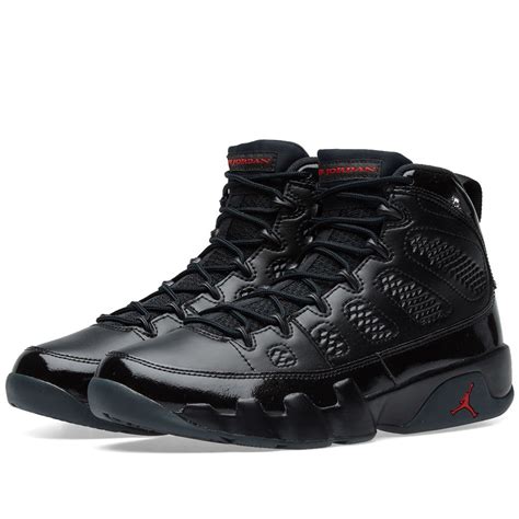 Nike Air Jordan 9 Retro Black, Red & Anthracite | END.