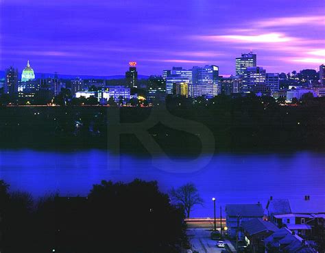 Harrisburg Skyline At Dawn 1,