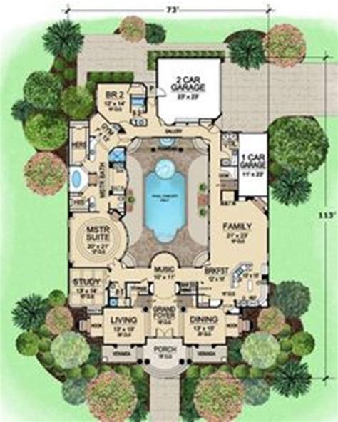 38+ L Shaped House Plan With Courtyard