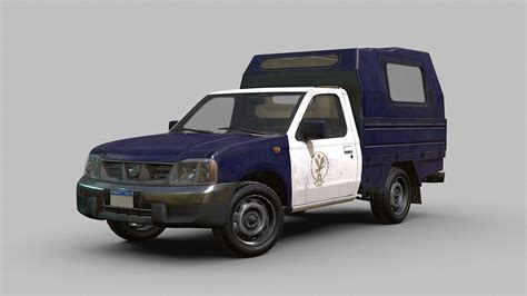 Nissan Pickup Egyptian Police Car (BOX) - 3D model by Omar Adel ...