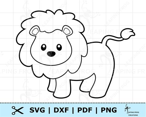 Scrapbooking Embellishments Clip Art & Image Files Lion Cut File Safari Clip Art Lion Clipart ...