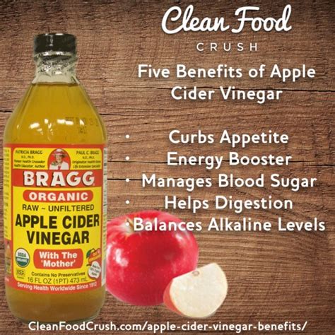 Five Benefits of Apple Cider Vinegar | Clean Food Crush