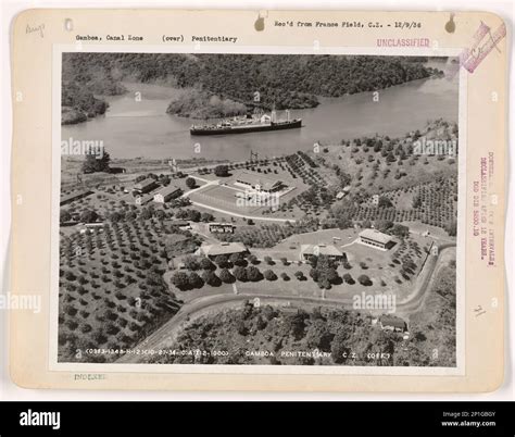 Panama Canal Zone - Gamboa, Aerial Photograph Stock Photo - Alamy