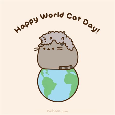 World Cat Day Animated GIF