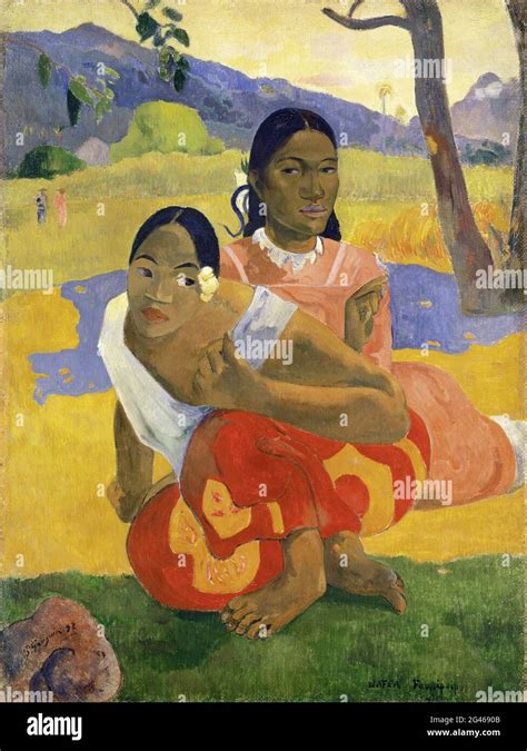 Paul Gauguin - Nafea Faa Ipoipo Stock Photo - Alamy