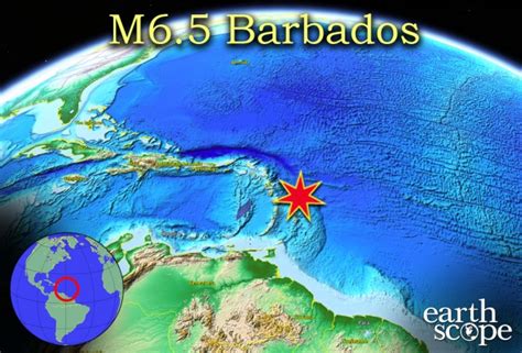 Magnitude 6.5 Earthquake in Barbados | Earthscope