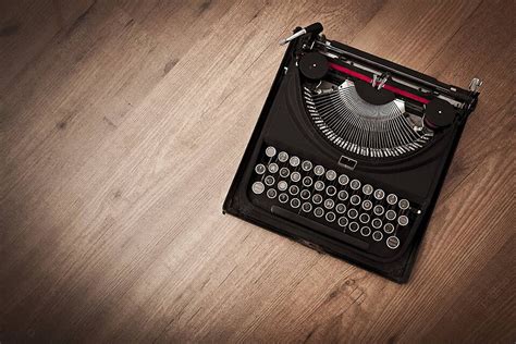 Vintage Typewriter Typewriter Metallic Metal Photo Background And Picture For Free Download ...