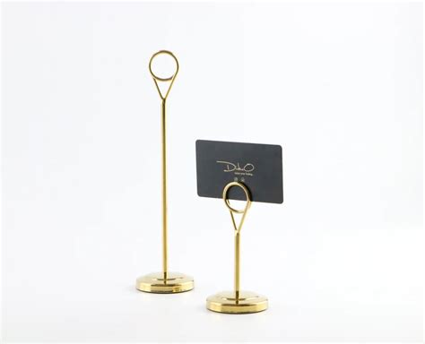 Metal Card Holder Note Holder Food Store Name Card Display Price Tag ...