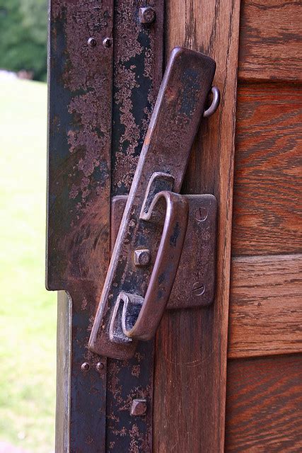 Gamble House, Pasadena | Garage door lock detail | Flickr