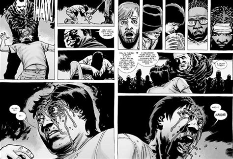 Negan Killing Glenn in The Walking Dead Comic Books | POPSUGAR ...