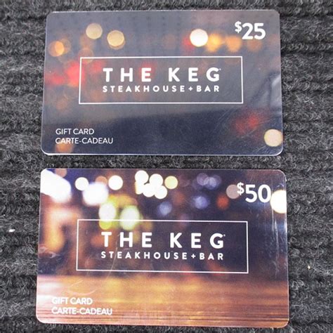 THE KEG STEAKHOUSE $75 TOTAL GIFT CARDS | Maxx Liquidation Solutions