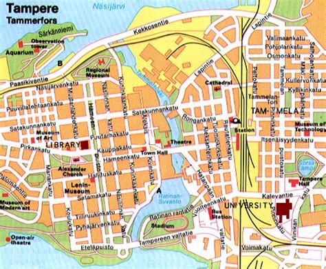 Tampere Map and Tampere Satellite Images