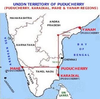 Union Territories of India List, Map, Names, Capital of 8 UTs