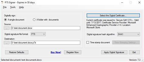 P7S Signer (PKCS#7 and CAdES Format) – Digital Signature Software