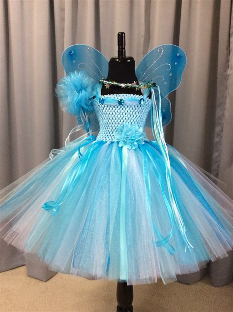 Tooth Fairy Tutu Costume Blue Fairy Costume Girls Halloween ...