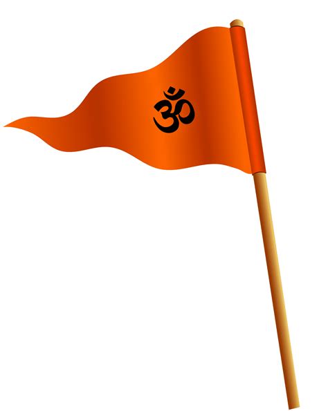 Orange Rss Flag Hinduism Flag