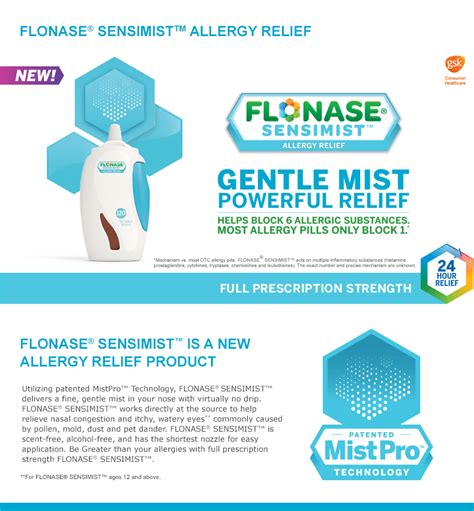 Flonase Sensimist Allergy Relief 3 Bottles