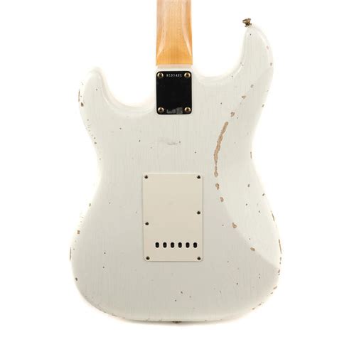 Fender Custom Shop 1962 Stratocaster Olympic White Relic 2020 | The Music Zoo