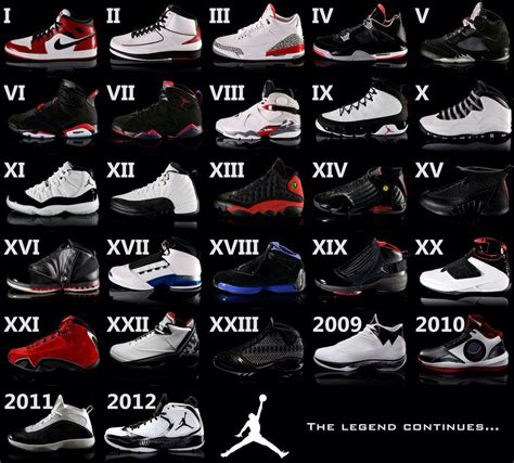 Air's over the years | All jordan shoes, Air jordans, Air jordan shoes