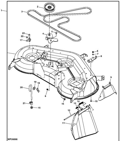 John Deere L120 Deck Parts Diagram - alternator