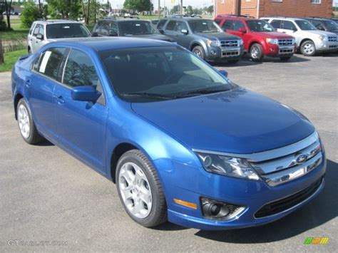 2012 Blue Flame Metallic Ford Fusion SEL #51576170 | GTCarLot.com - Car Color Galleries